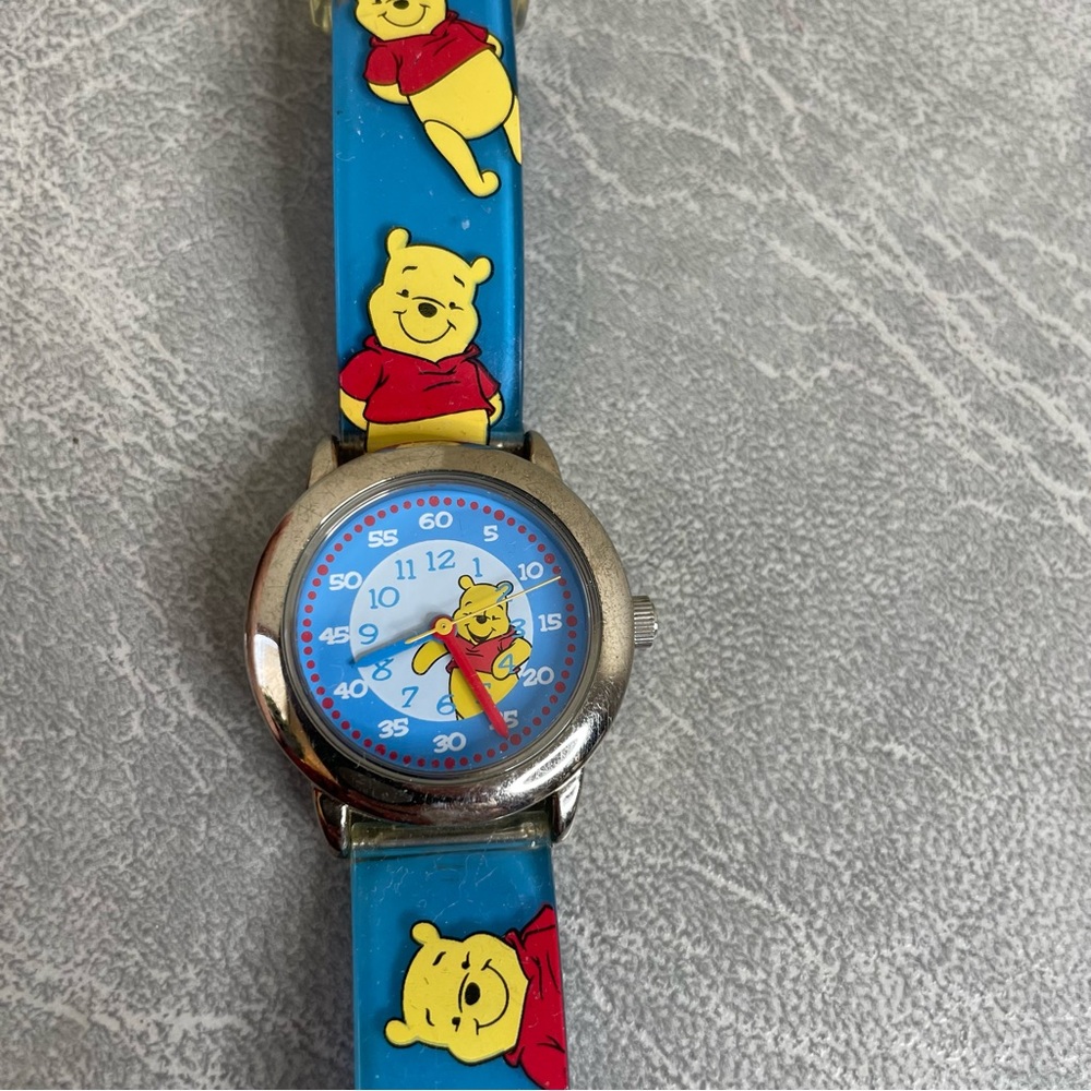 Vintage 90s Disney Winnie the Pooh Kids Special Edition Learn to Tell Time Watch